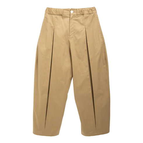 Sage Nation Box Pleat Trouser Sand Degli Uberti