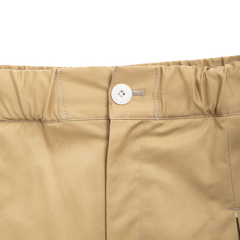 Sage Nation Box Pleat Trouser Sand Degli Uberti