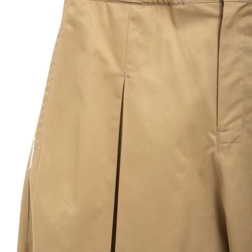 Sage Nation Box Pleat Trouser Sand Degli Uberti