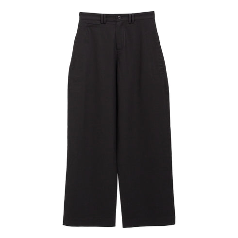 Sage Nation Wide Tailored Trouser Black S128 Front Degli Uberti