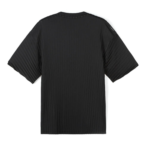 Satisfy AuraLite Pleated T-Shirt Black 11043-00001 degliuberti 2