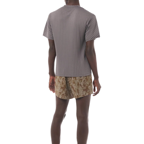 Satisfy AuraLite Pleated T-Shirt Granite Gray 11043-87001 degliuberti 4