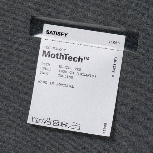 Satisfy MothTech Muscle Tee Aged Black 11005-01A05 degliuberti 5