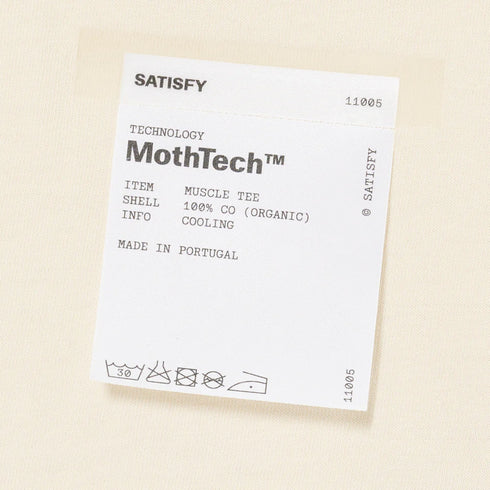 Satisfy MothTech Muscle Tee Aged Ecru 11005-12A02 degliuberti 6
