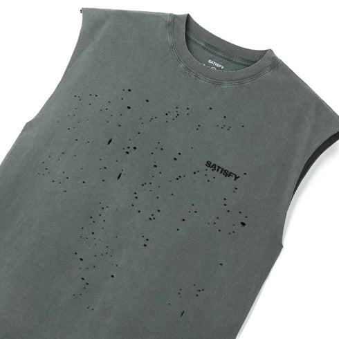 Satisfy MothTech Muscle Tee Faded Black 11005-01A02 degliuberti 5