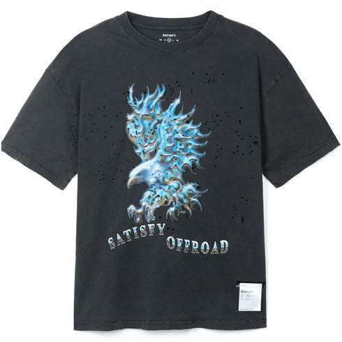 Satisfy MothTech T-Shirt Aged Black 11006-00A15 degliuberti 1