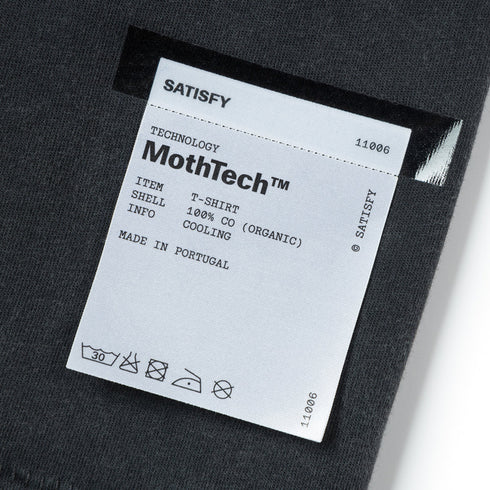 Satisfy MothTech T-Shirt Aged Black 11006-00A15 degliuberti 6