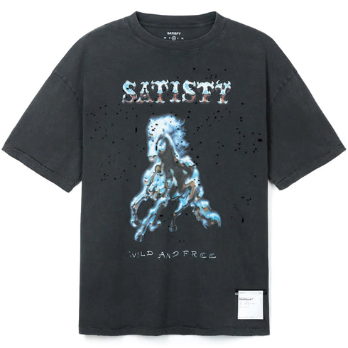 Satisfy MothTech T-Shirt Aged Black 11006-00A16 degliuberti 1