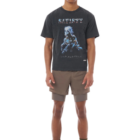 Satisfy MothTech T-Shirt Aged Black 11006-00A16 degliuberti 3