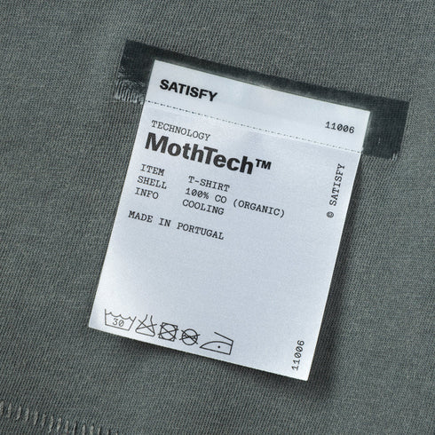 Satisfy MothTech T-Shirt Faded Black 11006-01A02 degliuberti 7
