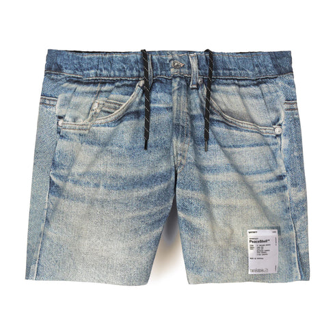 Satisfy PeaceShell 5 Unlined Shorts Digital Denim 12008-60G00 degliuberti 1