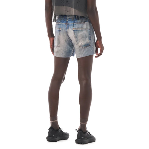 Satisfy PeaceShell 5 Unlined Shorts Digital Denim 12008-60G00 degliuberti 4