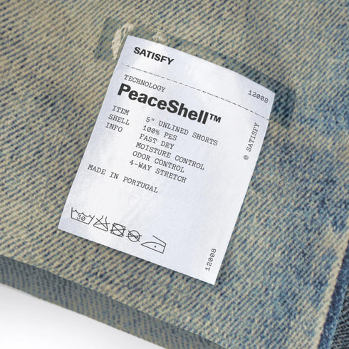 Satisfy PeaceShell 5 Unlined Shorts Digital Denim 12008-60G00 degliuberti 6