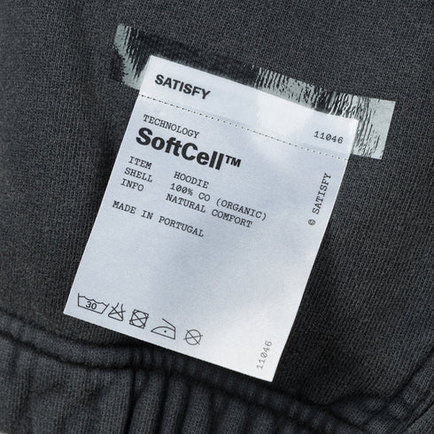 Satisfy SoftCell Hoodie Aged Black 11046-00A02 degliuberti 6
