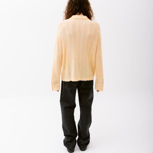 Sefr Jacques Shirt Nelumbo Mesh MSS25JACQUESN EL-1 Fit Back Degli Uberti