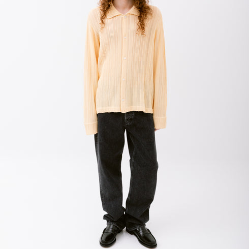 Sefr Jacques Shirt Nelumbo Mesh MSS25JACQUESN EL-1 Fit Front Degli Uberti