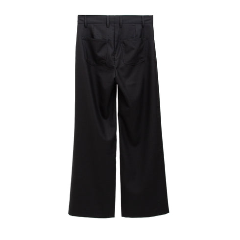 Sefr Jiro Trouser Black Wool FW23JIROBLA 7340188572511 Back Degliuberti