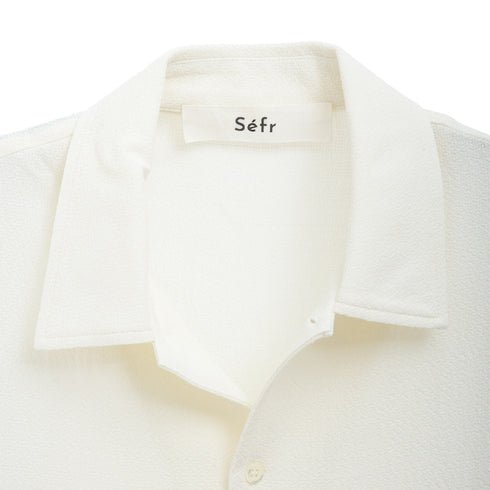 Séfr Sense Shirt Off White Crepe MFW24SENSE Degli Uberti
