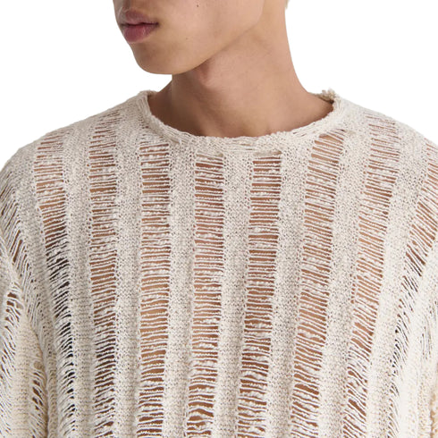 Séfr Aestas Longsleeve Tee Broken White Cotton degliuberti 5