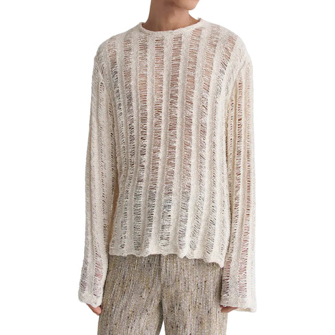 Séfr Aestas Longsleeve Tee Broken White Cotton degliuberti 6