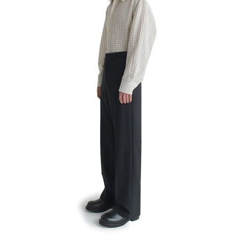 Séfr Jeon Trouser Fine Black Wool MSS26JEONFINB-1 degliuberti 3