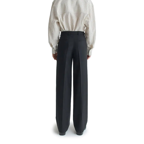 Séfr Jeon Trouser Fine Black Wool MSS26JEONFINB-1 degliuberti 4