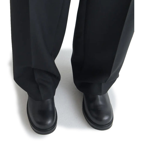 Séfr Jeon Trouser Fine Black Wool MSS26JEONFINB-1 degliuberti 7