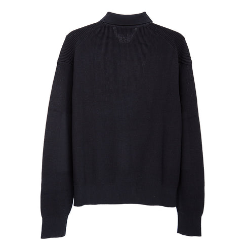 Studio Nicholson Bourne Polo Shirt Darkest Navy SNM-1303 Degli Uberti