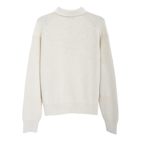 Studio Nicholson Bourne Polo Shirt Parchement SNM-1303 Degli Uberti