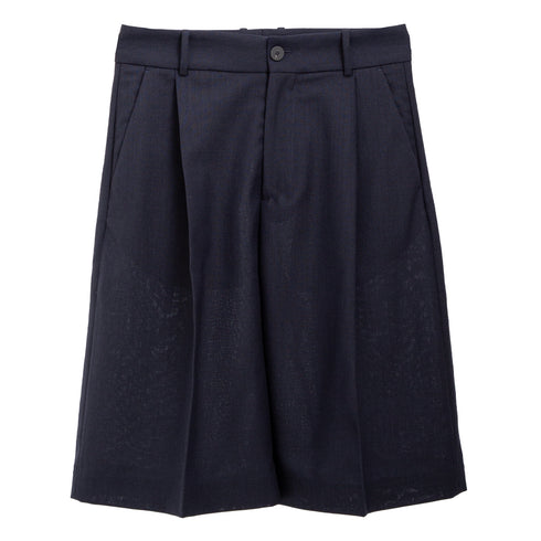 Studio Nicholson Fowld Short Darkest Navy SNM-1187 5063478015421 Front Degli Uberti