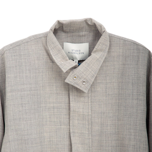 Studio Nicholson Harle Jacket Ice Melange SNM-1271 Detail Degli Uberti