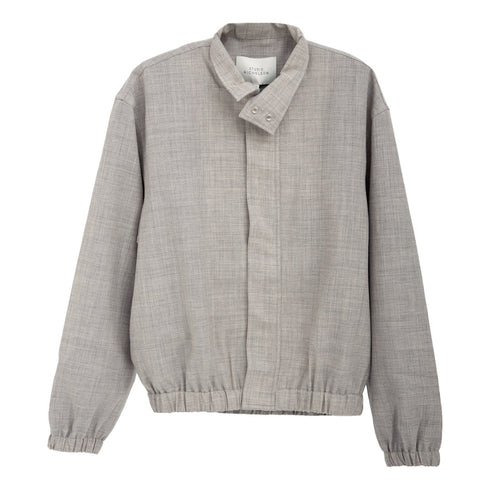 Studio Nicholson Harle Jacket Ice Melange SNM-1271 Front Degli Uberti