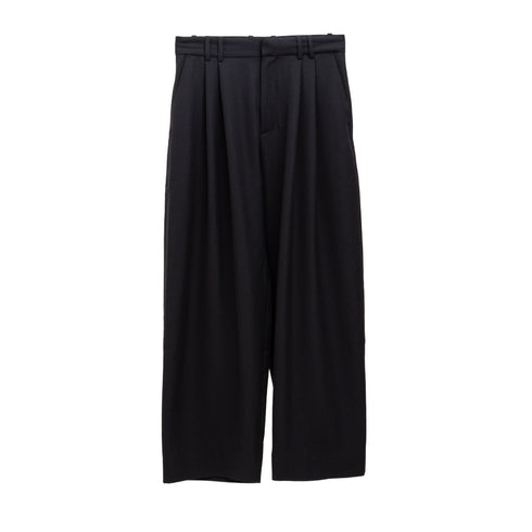 Studio Nicholson Line Pant Black SNM-1185 5056602254209 Front Degliuberti