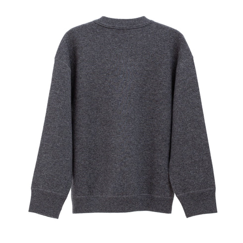 Studio Nicholson Moray Sweater Charcoal Marl SNM-1394 5063478049327 Back Degliuberti