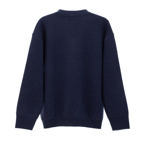 Studio Nicholson Moray Sweater Dark Navy SNM-1394 5063478052068 Back Degliuberti