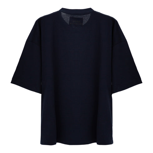 Studio Nicholson Piu T-Shirt Darkest Navy SNM-1327 Back Degli Uberti