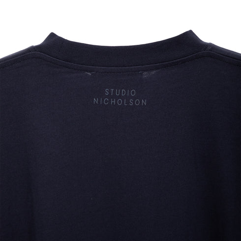Studio Nicholson Piu T-Shirt Darkest Navy 088 Degli Uberti