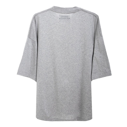 Studio Nicholson Piu T-Shirt Grey Marl 088 Degli Uberti