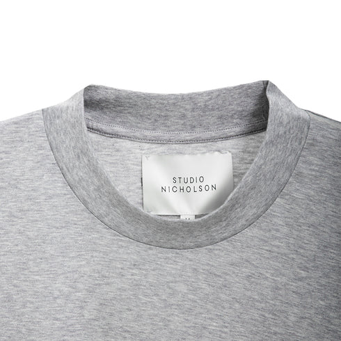 Studio Nicholson Piu T-Shirt Grey Marl 088 Degli Uberti