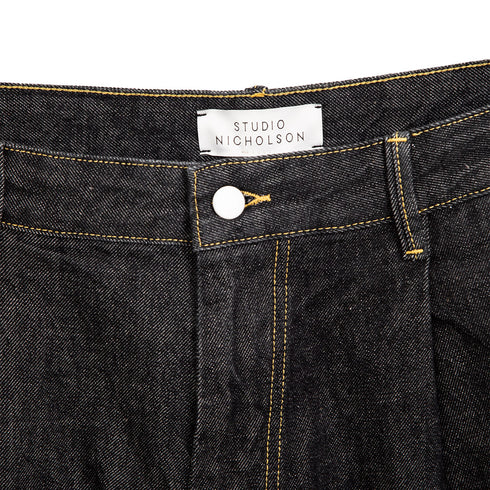 Studio Nicholson Puch Italian Denim Pant Black 1244 Degli Uberti