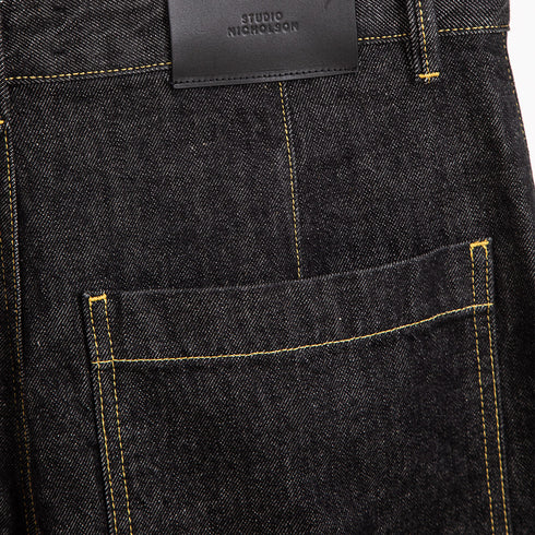 Studio Nicholson Puch Italian Denim Pant Black 1244 Degli Uberti