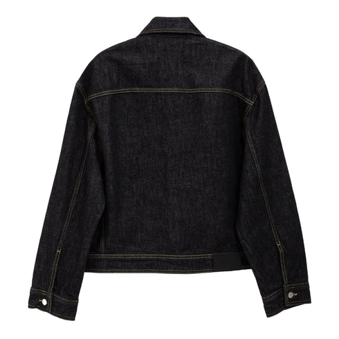 Studio Nicholson Stein Denim Jacket Black SNM-1299 Back Degli Uberti