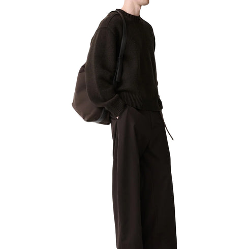 Studio Nicholson Bezer Knit Espresso Brown SNM-1591 degliuberti 3