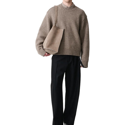 Studio Nicholson Bezer Knit Natural Marl SNM-1591 degliuberti 2