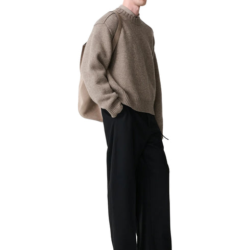 Studio Nicholson Bezer Knit Natural Marl SNM-1591 degliuberti 3