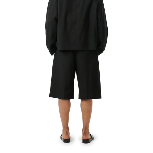 Studio Nicholson Fowld Shorts Black SNM-1187 degliuberti 4