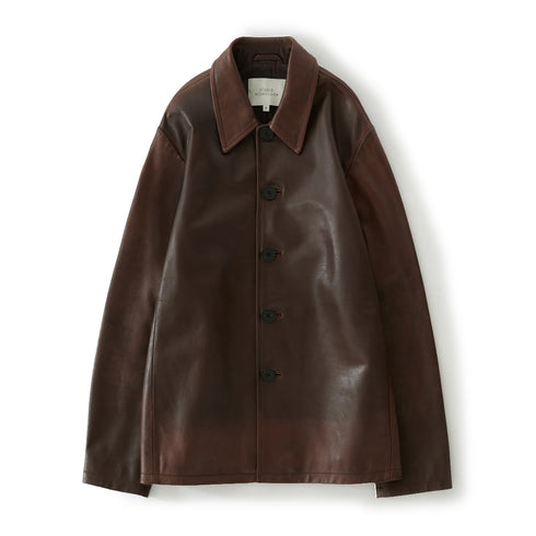 Studio Nicholson Landau Jacket Chestnut SN-1825 degliuberti 1