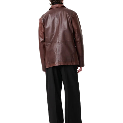 Studio Nicholson Landau Jacket Chestnut SN-1825 degliuberti 4