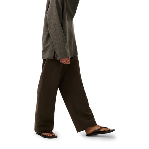 Studio Nicholson Levy Pants Peat SNM-1155 degliuberti 5