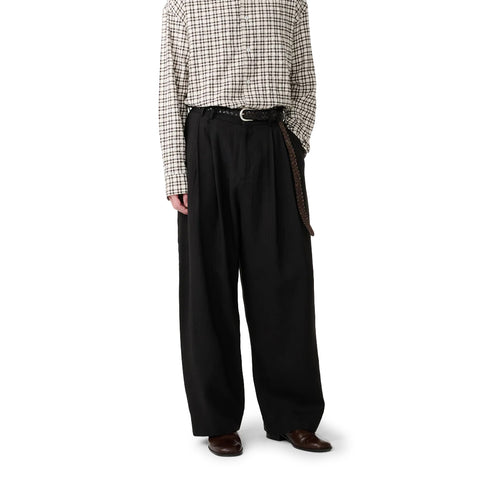 Studio Nicholson Line Pants Espresso SNM-1185 degliuberti 3